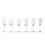 BITOSSI, Set 6 Grappa Glasses Assorted, H16.5cm