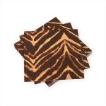 CASPARI, Go Wild Brown, Luncheon Napkins, 20pcs