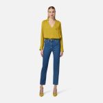 ELISABETTA FRANCHI, Blouse in georgette fabric with charms and logo - Image 2