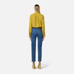 ELISABETTA FRANCHI, Blouse in georgette fabric with charms and logo - Image 5