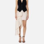 ELISABETTA FRANCHI, Mini Skirt with draping - Image 10