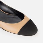 ELISABETTA FRANCHI, Nappa leather flats with jacquard elastics - Image 8