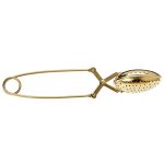 LAVIADELTE,  S/Steel Tea Tongs, Gold