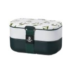 LAVIADELTE, Camelia Bento Lunchbox, Dark green