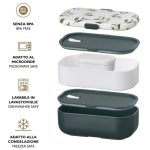 LAVIADELTE, Camelia Bento Lunchbox, Dark green - Image 2