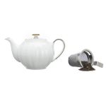 LAVIADELTE, Teapot, Pumpkin with Gold Details - Image 2