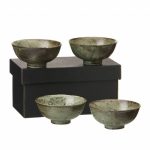 LAVIADELTE, 4 Cups Set, Japanese porcelain