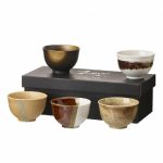 LAVIADELTE, 5 Cups Set, Japanese porcelain