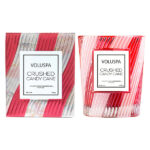 VOLUSPA, Crushed Candy Cane, Glass Candle, 40H, 184g
