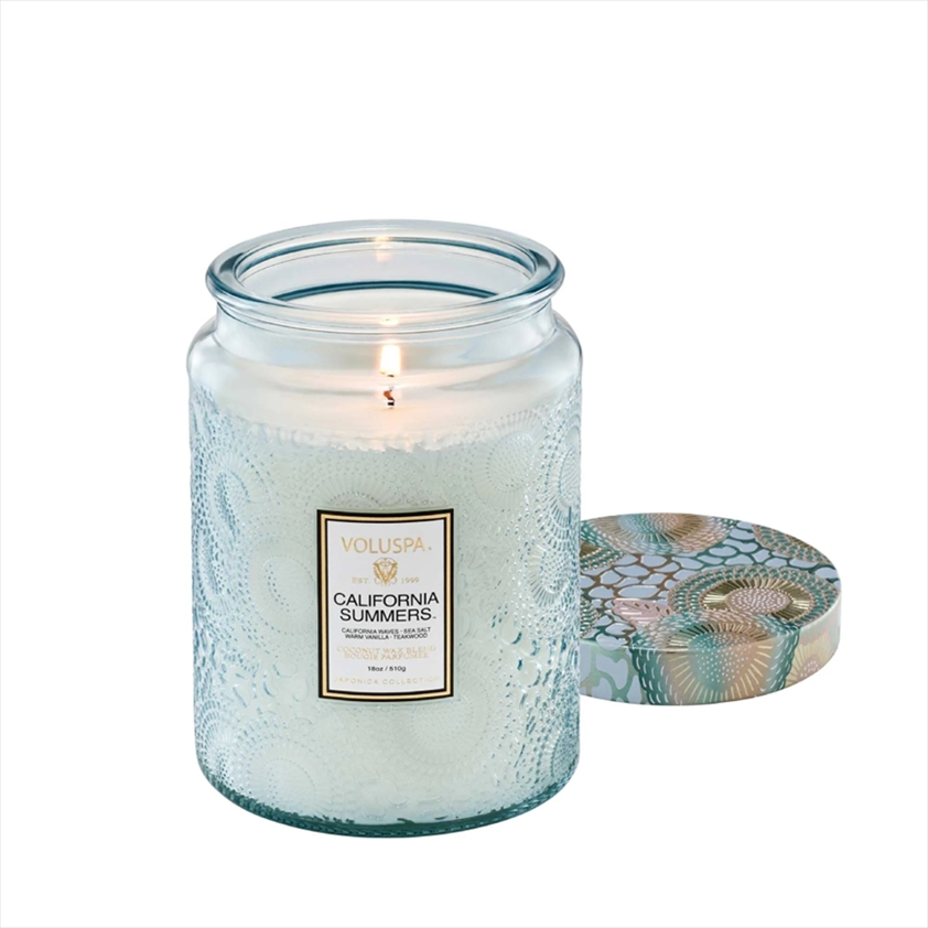 VOL-72337.jpg VOLUSPA, California Summers, Glass Jar Candle, 100H, 510g - Image 1