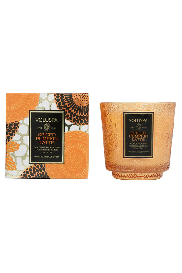 VOL-73921.jpg VOLUSPA, Spiced Pumpkin Latte, Jar Candle, 90g - Image 1