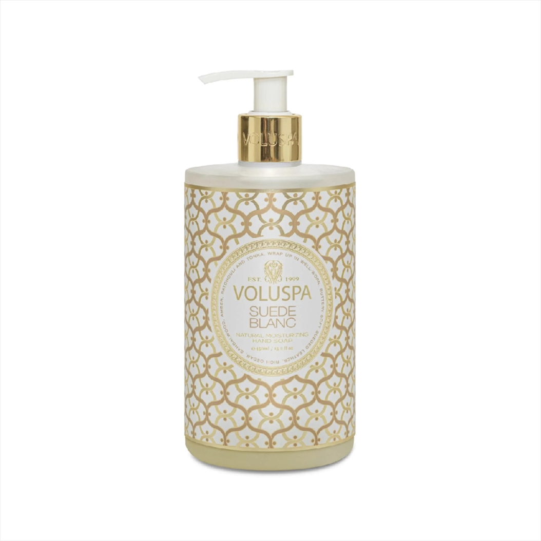 VOL-8161.jpg VOLUSPA, Suede Blanc, Hand Soap, 450ml - Image 1