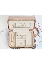 WOLF 1834, Palermo Zip Case Black Rose Gold - Image 6