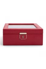 WOLF 1834, Palermo 6pc Watch Box -Red