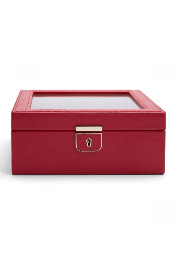 WOL-213872.jpg WOLF 1834, Palermo 6pc Watch Box -Red - Image 1