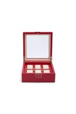 WOLF 1834, Palermo 6pc Watch Box -Red - Image 2