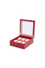 WOLF 1834, Palermo 6pc Watch Box -Red - Image 3