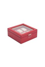 WOLF 1834, Palermo 6pc Watch Box -Red - Image 4