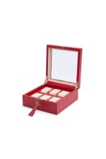 WOLF 1834, Palermo 6pc Watch Box -Red - Image 8