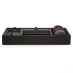 WOLF 1834, Blake Valet Tray W/ Watch Cuff Black Grey