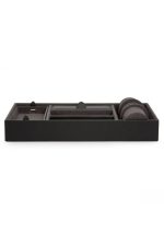 WOLF 1834, Blake Valet Tray W/ Watch Cuff Black Grey