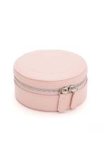 WOLF 1834, Sophia Round Zip Case - Rose Quartz - Image 2