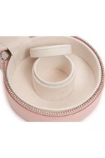 WOLF 1834, Sophia Round Zip Case - Rose Quartz - Image 4