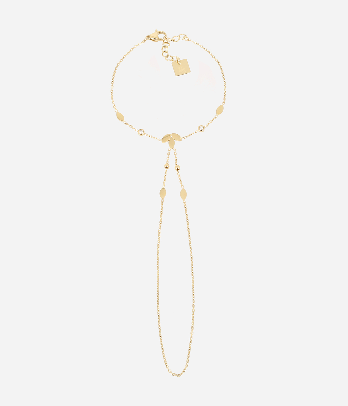 ZAG-SMS19786-01WHT.jpg ZAG BIJOUX, Hand Chain - Image 1