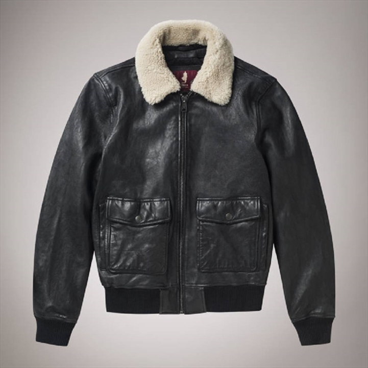 MCS-ML09011.jpg MCS, Leather Bomber Jacket - Image 1