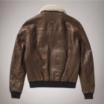 MCS, Leather Bomber Jacket - Image 7