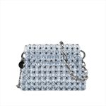 PALERA MILANO, Diamond Mini Roma, Silver Blue with Silver chain