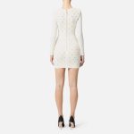 ELILSABETTA FRANCHI, Mini dress in knit fabric with jewel details - Image 13