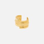 ELILSABETTA FRANCHI, Rigid bracelet with logo details