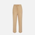 ELISABETTA FRANCHI, Viscose trousers with contrasting bands
