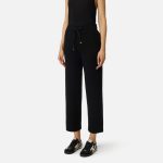 ELISABETTA FRANCHI, Viscose trousers with contrasting bands - Image 7