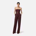 ELISABETTA FRANCHI, Cool wool jumpsuit - Image 2