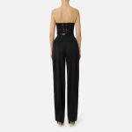 ELISABETTA FRANCHI, Cool wool jumpsuit - Image 9