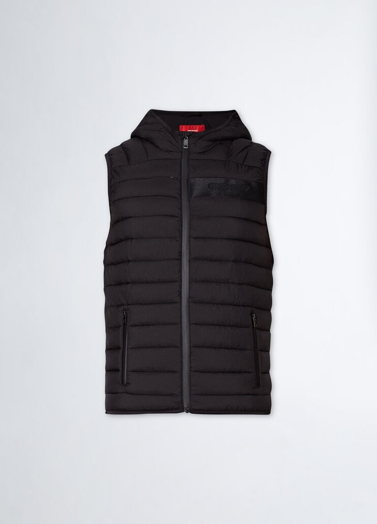 LIU-M000P104GILETJEA.jpg LIU JO MAN, Denim Vest - Image 1