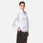 ELISABETTA FRACHI, Cotton poplin shirt with bows - Image 3