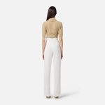 ELILSABETTA FRANCHI, Mini cardigan in knit fabric with jewel buttons - Image 5