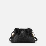 ELILSABETTA FRANCHI, Leather shoulder bag with ostrich print - Image 4