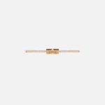 ELISABETTA FRANCHI, Rhinestone necklace with logo