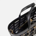 ELILSABETTA FRANCHI, Mesh small tote bag with rings - Image 9
