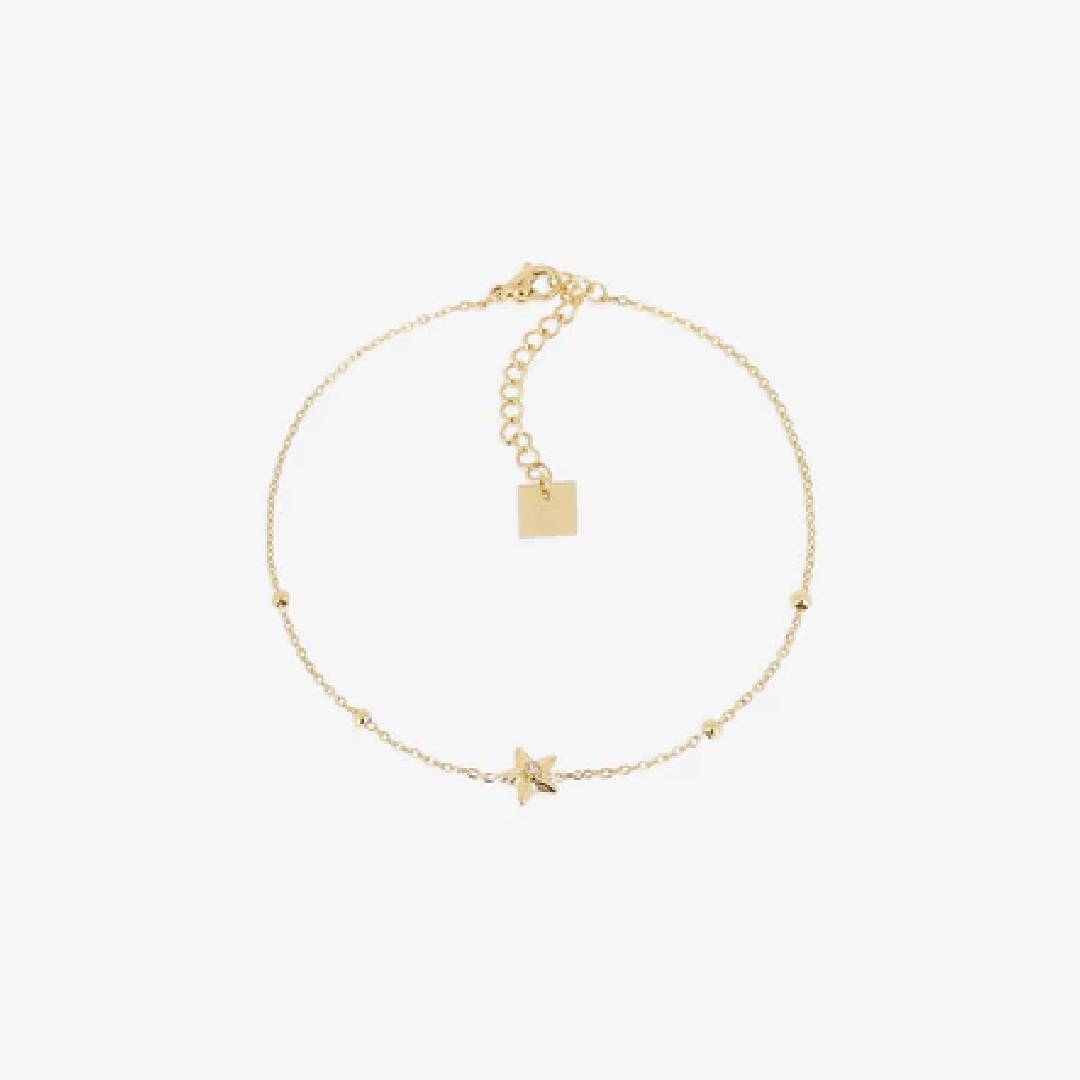 ZAG-SAS24376-01WHT.jpg ZAG BIJOUX, Ankle Bracelet - Image 1